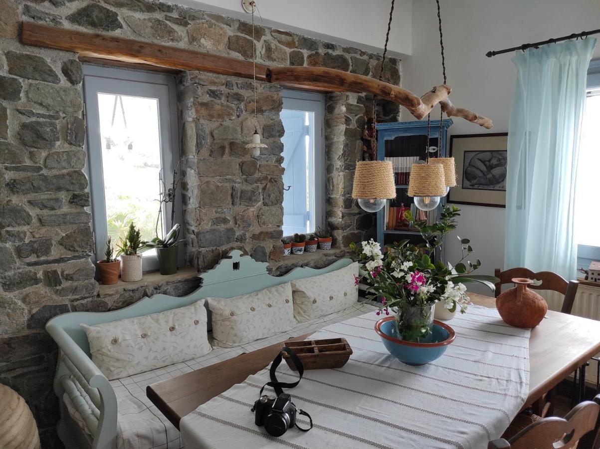 Willa C & C _ Cycladic House With Endless Sea View Ermupoli Zewnętrze zdjęcie