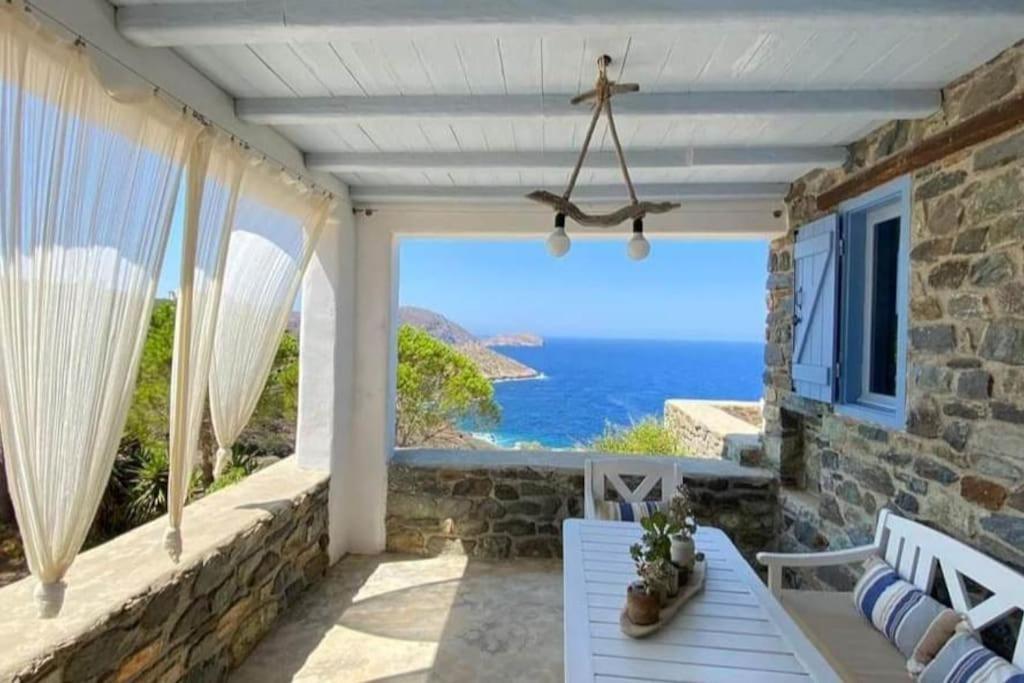 Willa C & C _ Cycladic House With Endless Sea View Ermupoli Zewnętrze zdjęcie
