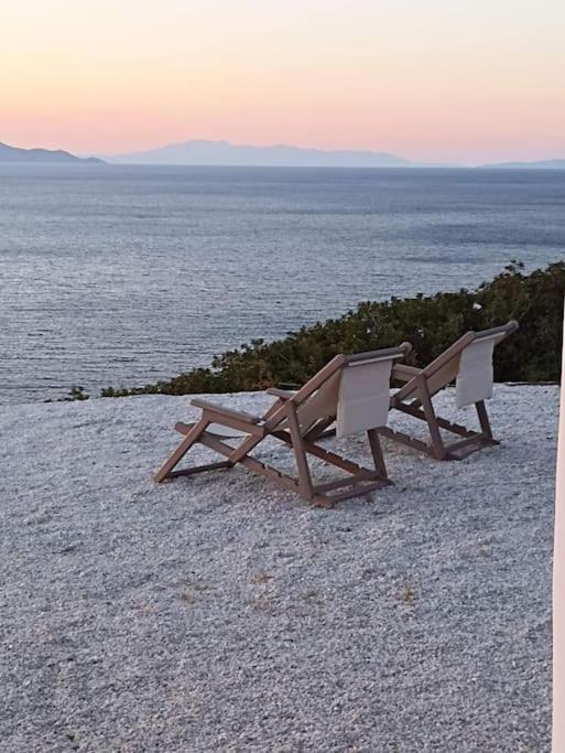Willa C & C _ Cycladic House With Endless Sea View Ermupoli Zewnętrze zdjęcie